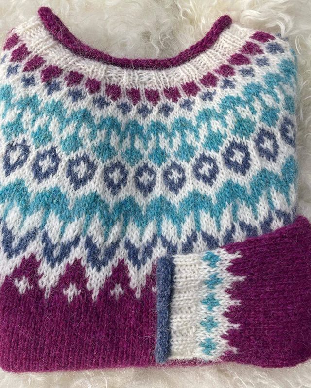 Riddari royal fuchsia - garnpakke