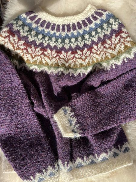 Hovedbilde Afmæli violet heather - garnpakke