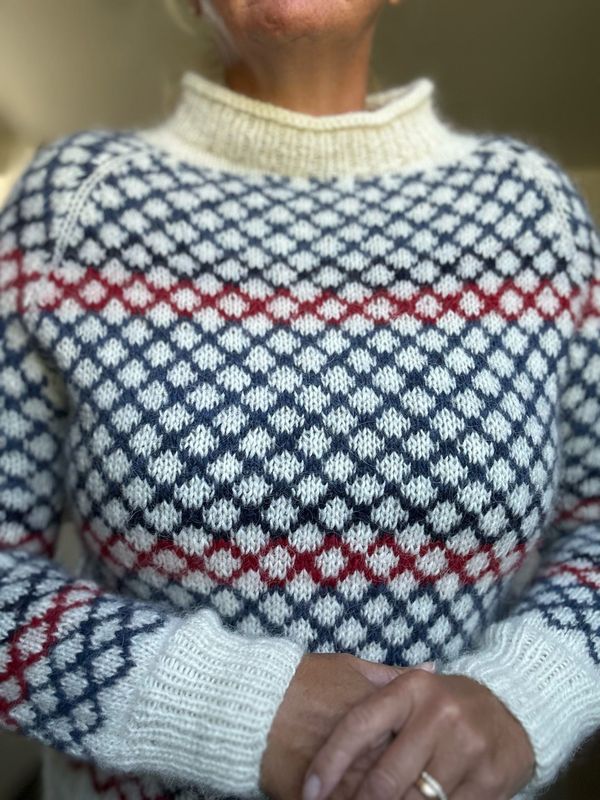 Bridger Sweater - garnpakke white