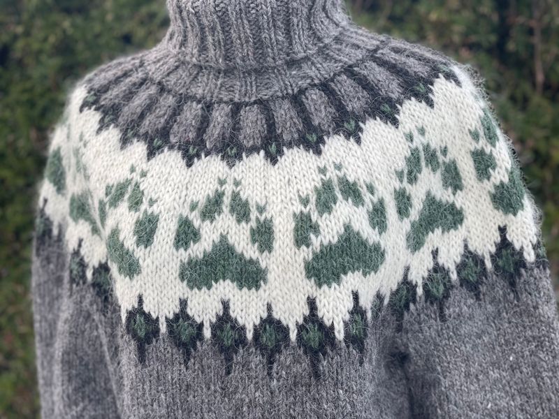 VILLMARKSGENSEREN grey heather-  garnpakke