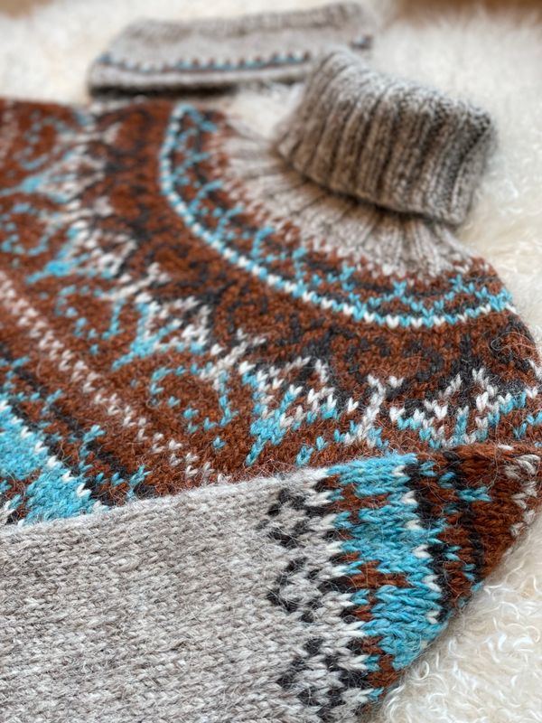 ALASUQ POLAR oatmeal heather- glacier garnpakke