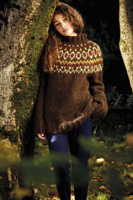 Hovedbilde HVAMMUR chocolate heather - garnpakke