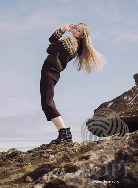 Hovedbilde Punktar - garnpakke brun