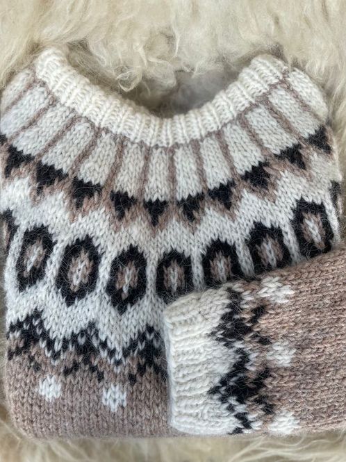 Hovedbilde DALUR  wheat heather - garnpakke