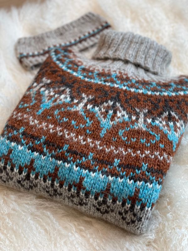ALASUQ POLAR oatmeal heather- glacier garnpakke