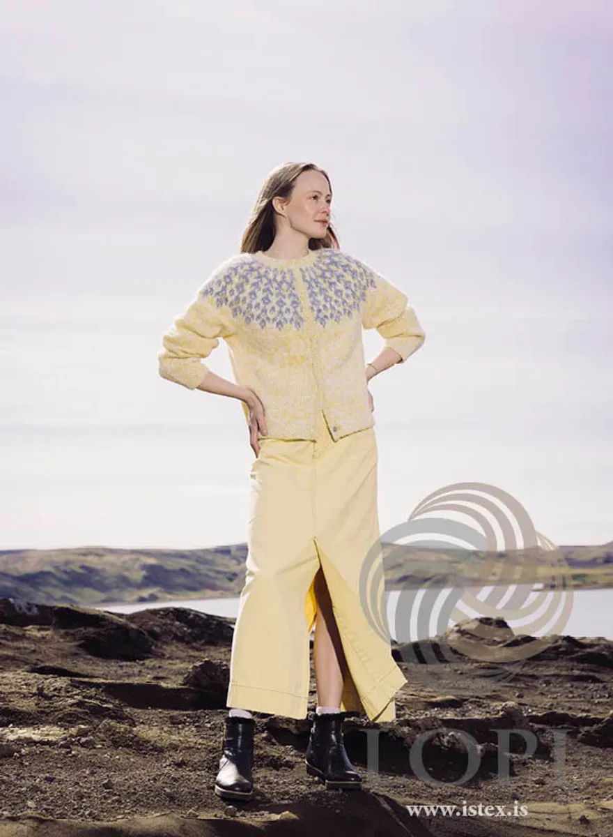 Bláregn - Opin - garnpakke