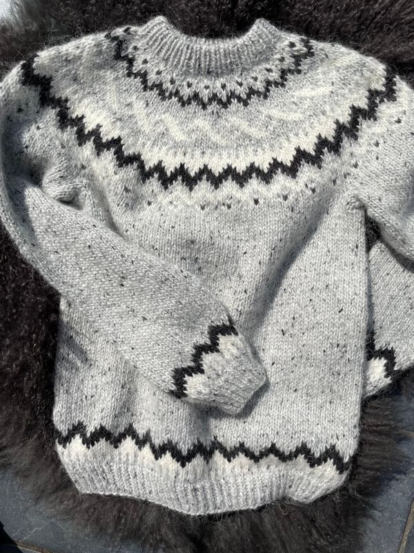 GEFJUN light grey tweed - garnpakke