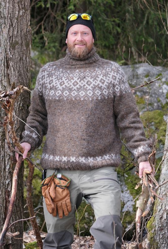 Solsnu - Dark wood garnpakke dame