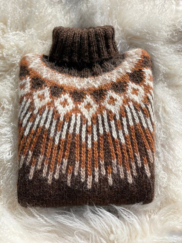 HOPI POLAR  chocolate heather - garnpakke